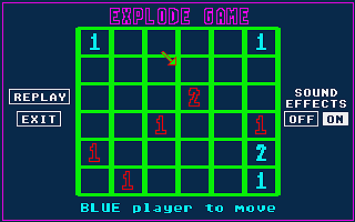 Explode Game atari screenshot